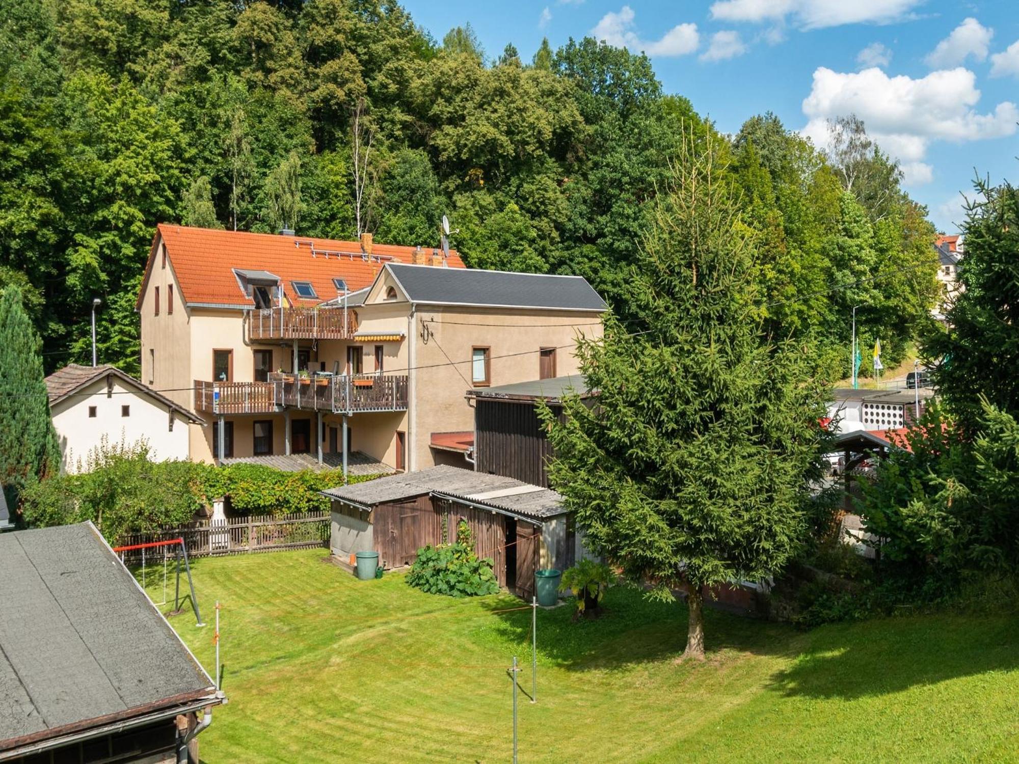 Modern apartment in Sebnitz with a terrace in Sebnitz Exterior foto